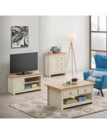 3 Piece Living Room Set (1 Door Tv Unit, 1 Door Sideboard, 2 Drawer Coffee Table)