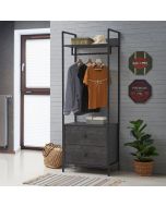 Open Wardrobe with 2 Drawers
