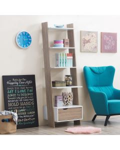 Ladder Bookcase with Drawer