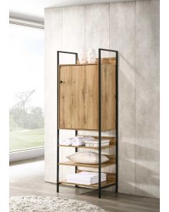 Storage Cabinet with 1 Door & 3 Shelves