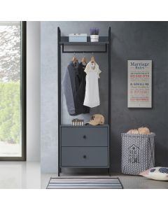 Open Wardrobe With 2 Drawers